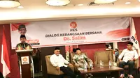 Ketua Majelis Syura PKS Dr Salim Segaf Aljufri gelar dialog kebangsaan di&nbsp;Makassar, Sulsel. (Liputan6.com/Istimewa)