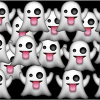 Dapatkah kamu menemukan beruang kutub di kumpulan hantu mini yang lucu? (Via: Bintang.com)