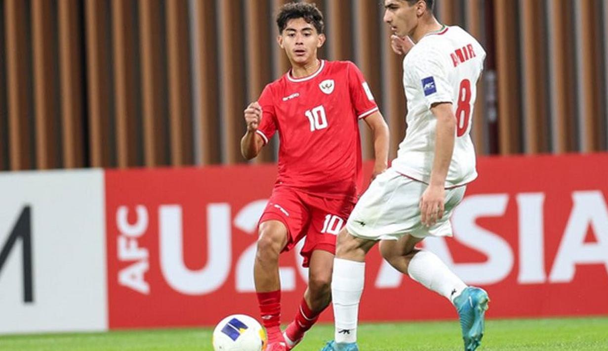 Aksi Welber Jardim bersama Timnas Indonesia U-20 di Piala Asia U-20 2025 (c) Official Website AFC