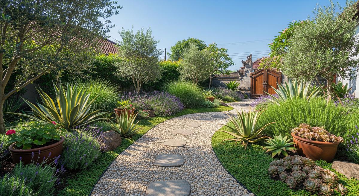 Gravel Garden yang Minim Perawatan dan Tetap Hijau/AI Generated