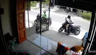 Nyali Maling Motor Runtuh Dengar Teriakan Pekerja Laundry