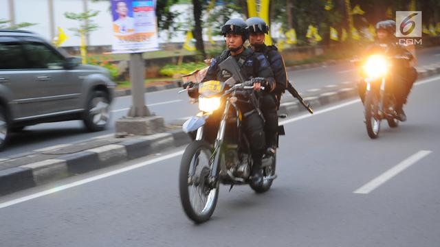 Polisi dan Tentara Jaga Ketat Lokasi Debat Keempat Pilpres 2019