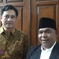 Petrus Bala selaku kuasa hukum dari Ivan Fadilla menjelaskan penyebab gagalnya sidang mediasi hari ini antara kliennya dan Venna Melinda.