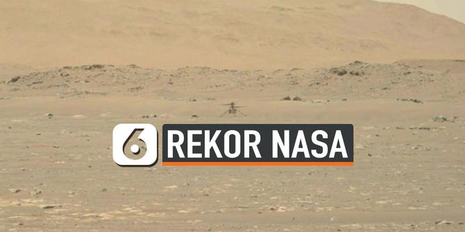 VIDEO: Sejarah Baru, Helikopter NASA Berhasil Terbang di Mars
