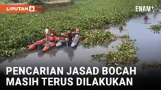 PENCARIAN JASAD BOCAH YANG TERSERET ARUS SELOKAN DI SURABAYA MASIH TERUS DILAKUKAN