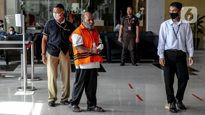 Tersangka Gubernur Papua Lukas Enembe Jalani Pemeriksaan Lanjutan di KPK