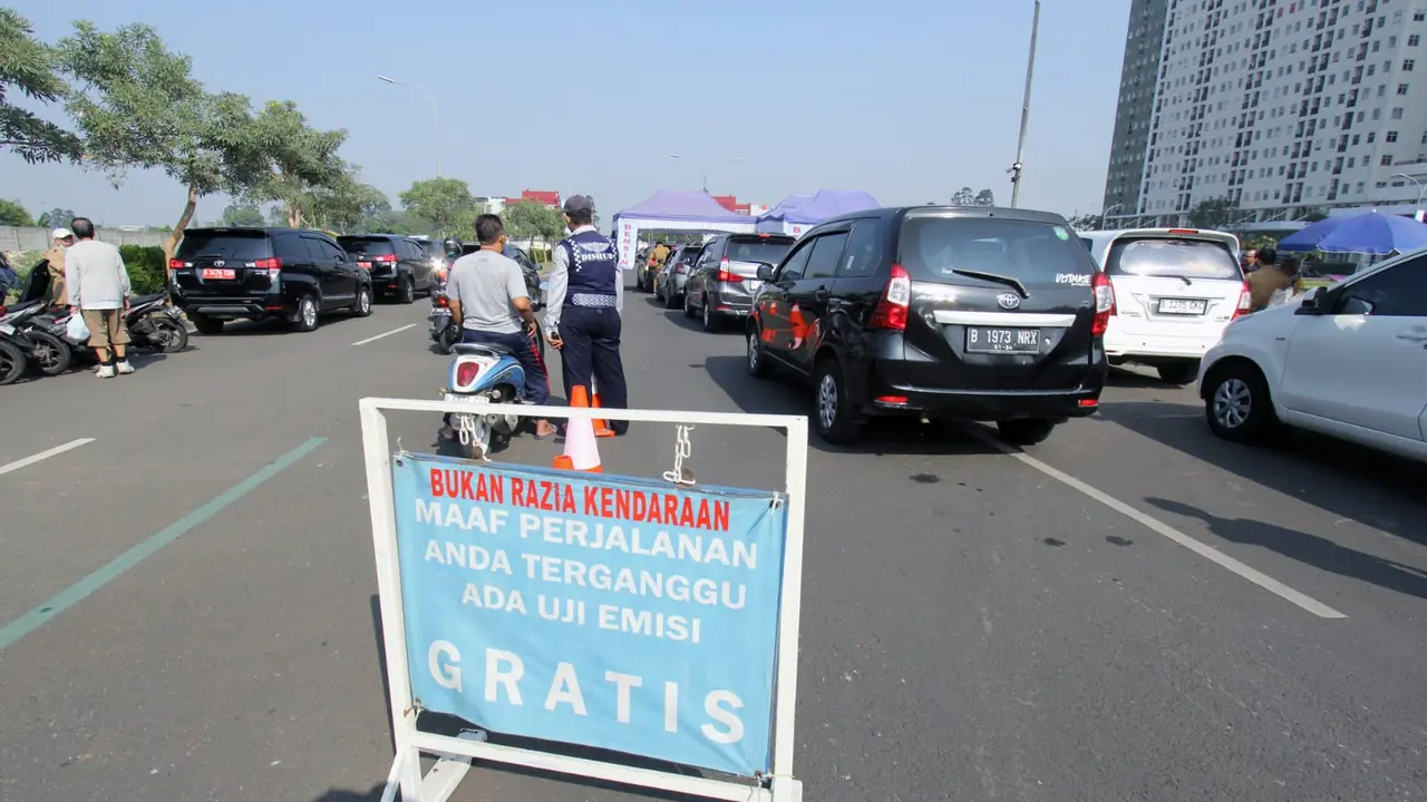 Tiga Hari Digelar, 2.021 Kendaraan Ikut Uji Emisi, 238 Diantaranya Tidak Lolos