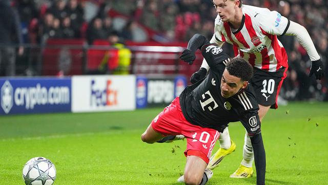 psv vs bayern munchen liga champions jamal musiala