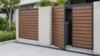 8 Model Tempat Sampah Tertutup yang Menyatu dengan Desain Pagar, Rapi dan Fungsional