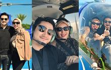 9 Foto Angga Wijaya, Mantan Suami Dewi Perssik, Berlibur Naik Helikopter Bersama Istri, Terlihat Sangat Bahagia