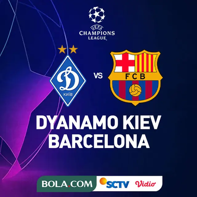 Liga Champions - Dyanamo Kiev Vs Barcelona