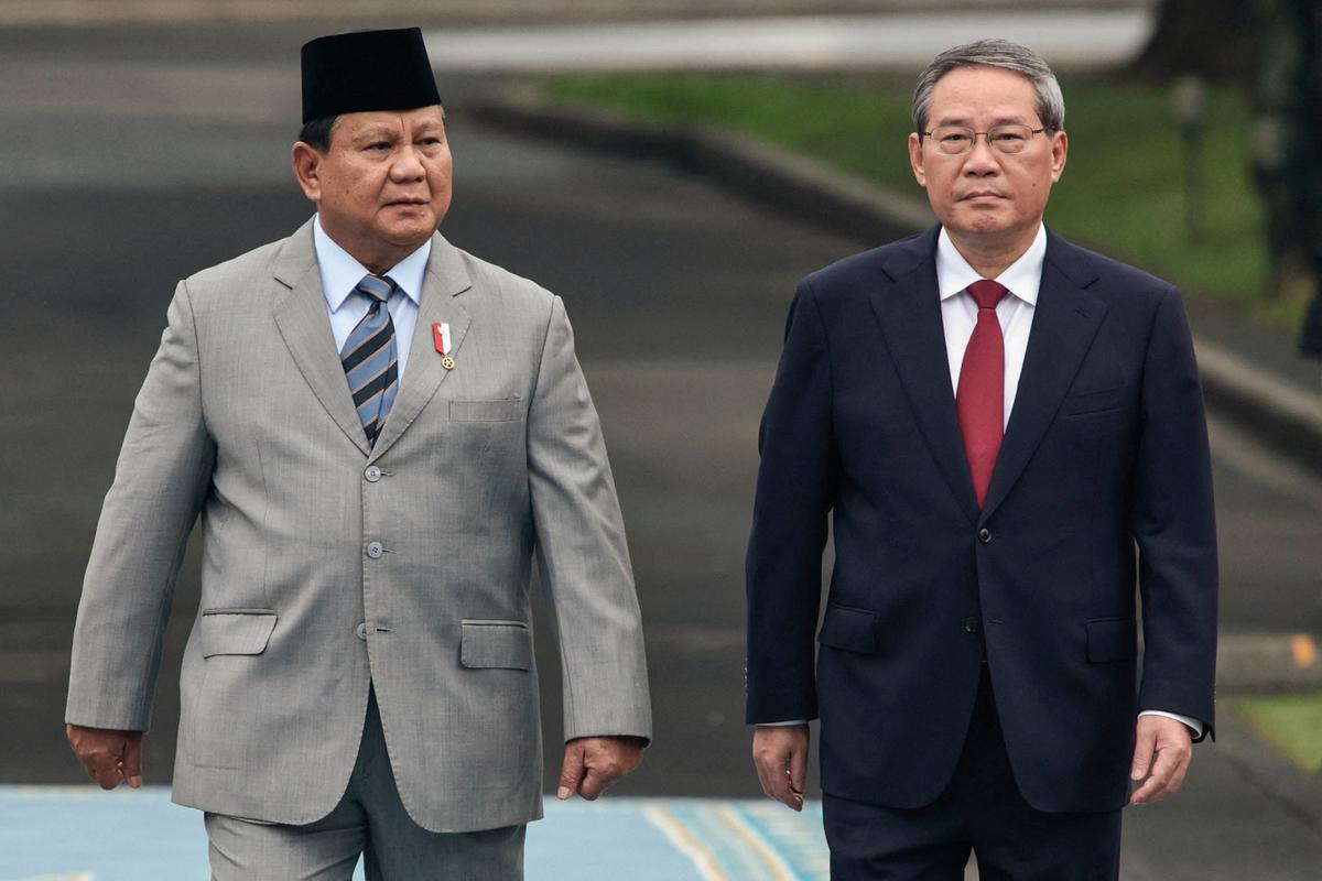 FOTO: Presiden Prabowo Sambut PM  China Li Qiang di Istana Merdeka