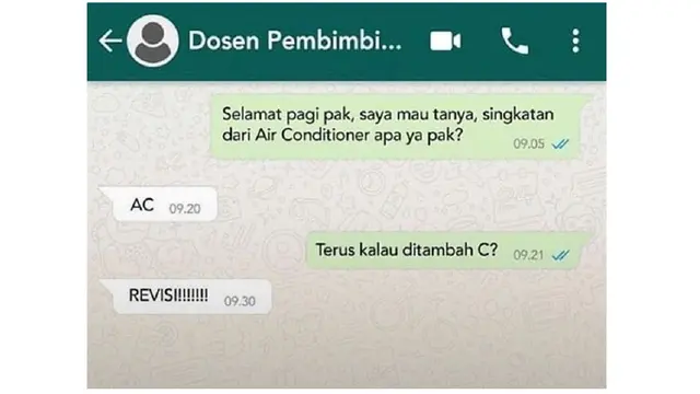 6 Chat Mahasiswa Sok Akrab dengan Dosen Pembimbing Ini Bikin Elus Dada