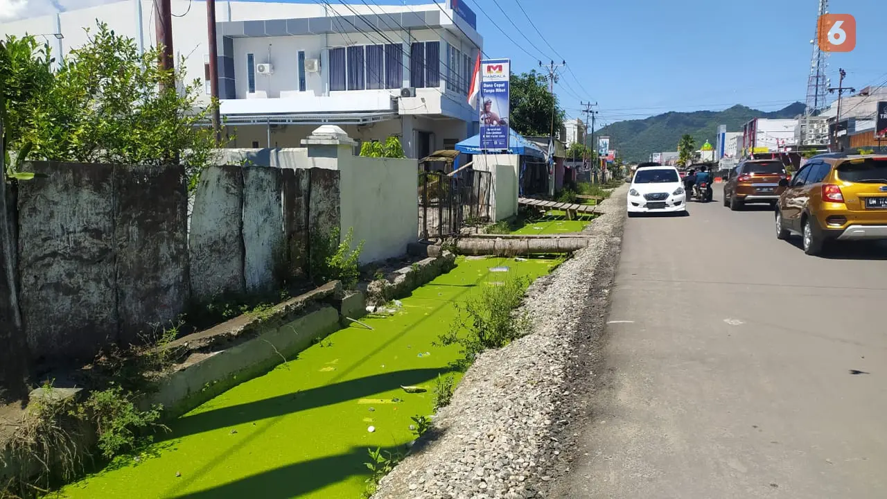 Kondisi Drainase di tengah Kota Gorontalo