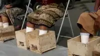 VIDEO: Tolak Pabrik Semen, Warga Rembang Kembali Cor Kaki