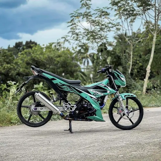 10 Potret Modifikasi Suzuki Satria F150, Underbone Kurus yang Bisa Dibikin Keren