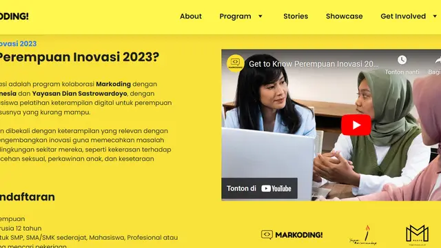 Beasiswa Perempuan Inovasi 2023