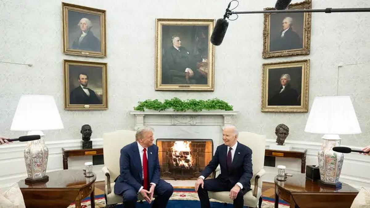 Peralihan Kekuasaan, Donald Trump Temui Joe Biden di Gedung Putih