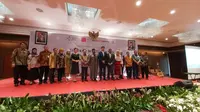 Menkes Terawan di Pertemuan Tingkat Tinggi "Sinergi Multi-Sektor untuk Mengakhiri Tuberkulosis" di Hotel Borobudur, Jakarta pada Selasa, 10 Desember 2019.