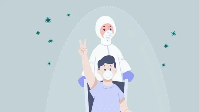 Banner Infografis Persentase Sembuh Covid-19 13 Provinsi di Indonesia Lampaui Dunia. (Liputan6.com/Trieyasni)