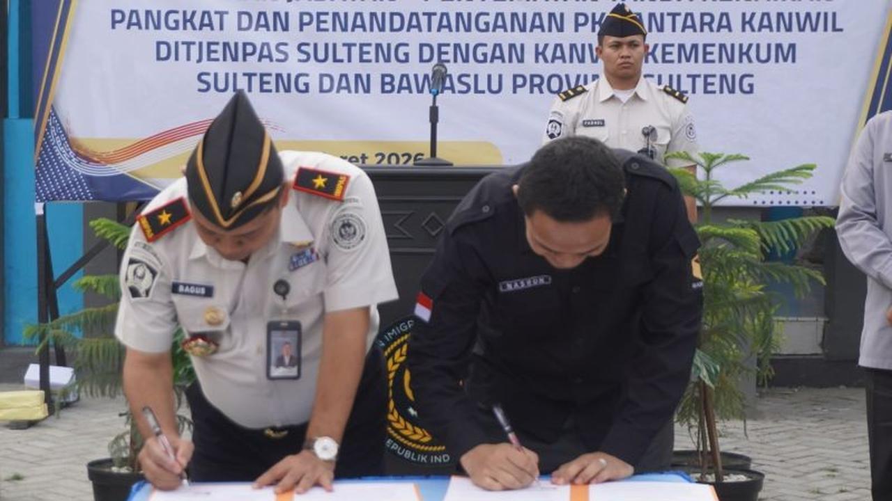 Kerja Sama Ditjenpas Sulteng, Bawaslu, dan Kemenkum Tingkatkan Kualitas Pembinaan WBP
