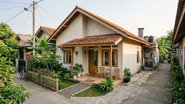 Desain Rumah Sederhana 6x10 Meter