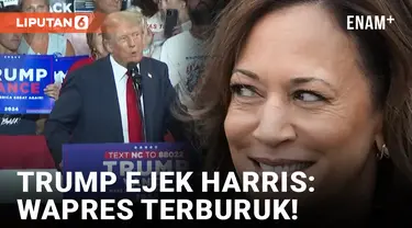 Donald Trump Sebut Kamala Harris Wakil Presiden AS Terburuk Sepanjang Masa