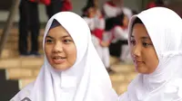 Sebagai remaja biasa, dua gadis Calon Paskibraka tentu pernah mengalami perasaan suka pada seseorang (Foto: M Fajri Erdyansyah)
