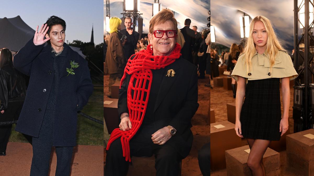 Parade Trench Coat Selebriti Hadiri Burberry Show di London Fashion Week 2026, ada Bright Vachirawit hingga Elton John