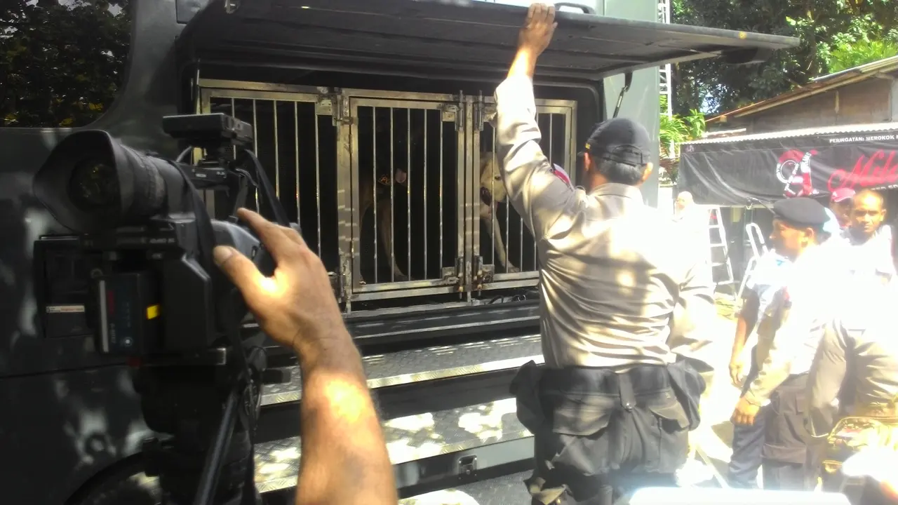 5 Anjing Polisi Jaga LP Nusakambangan Jelang Eksekusi Mati
