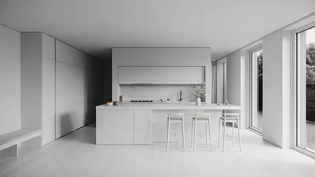 Desain Dapur Minimalis dengan Kitchen Island