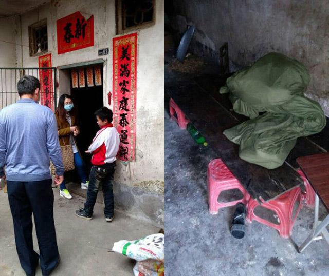 Para relawan mengunjungi dan melihat kondisi rumah/ Copyright by shanghaiist.com
