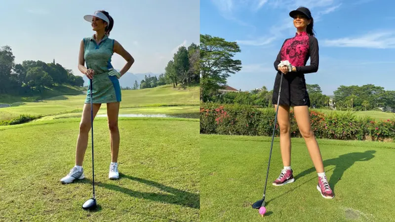 Potret Gaya Sporty Farah Quinn Saat Main Golf, Tampil Awet Muda