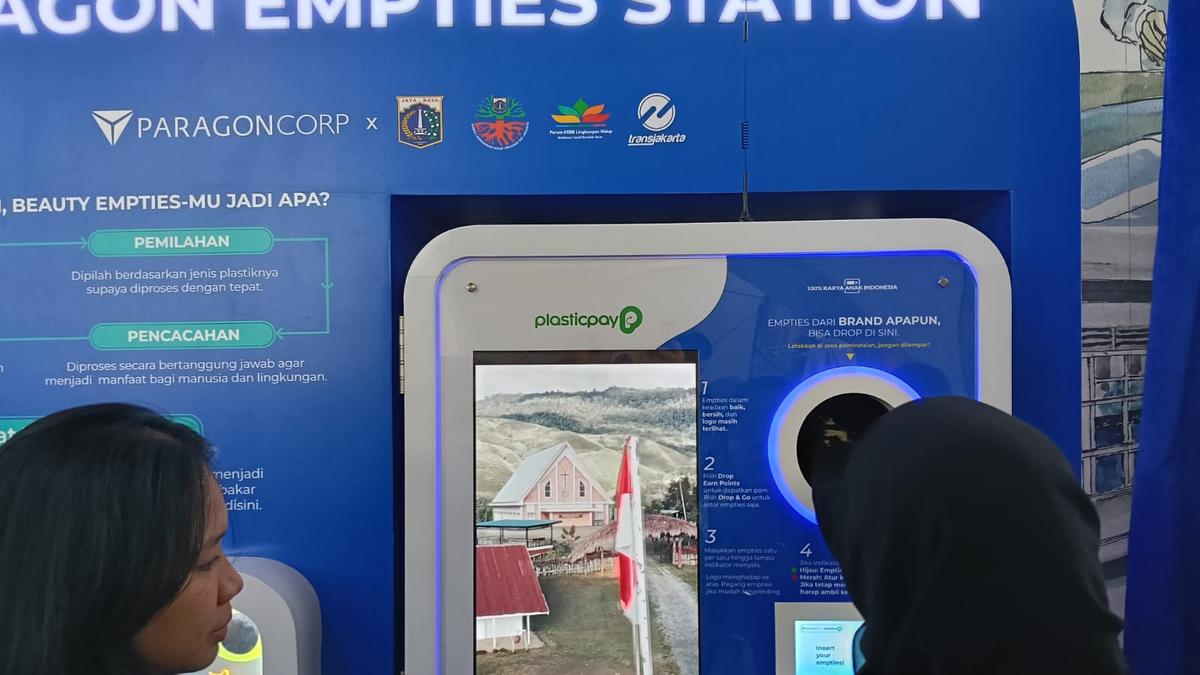 Sampah Kemasan Kosmetik Kini Bisa Disetor di Halte Transjakarta, Dibantu AI dan Dapat Poin