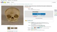 Muncul iklan mengejutkan di eBay beberapa waktu lalu, yakni penjualan organ tubuh manusia sungguhan.