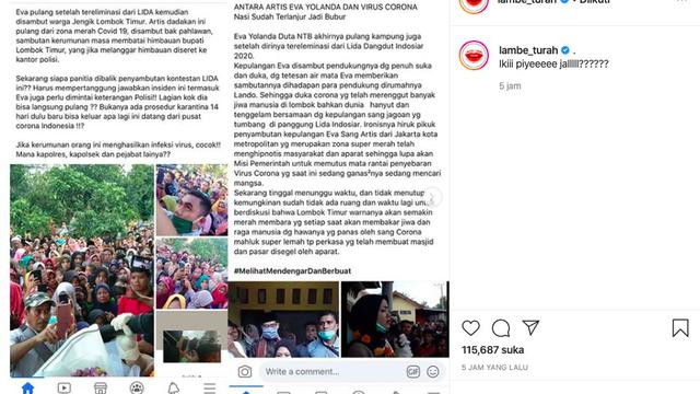 Kepulangan Eva LIDA 2020 Tuai Kontroversi