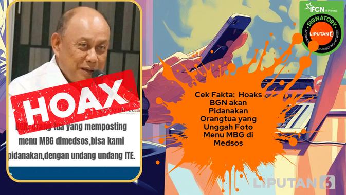 Badan Gizi Nasional Jadi Sasaran Hoaks, Cek Ragamnya