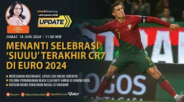 Cristiano Ronaldo akan memimpin Timnas Portugal mengikuti Euro 2024 yang berlangsung di Jerman pada 14 Juni hingga 14 Juli. Ajang nanti bakal menjadi turnamen besar ke-11 yang diikutinya sejak melakoni debut profesional pada Agustus 2002 bersama Spor...