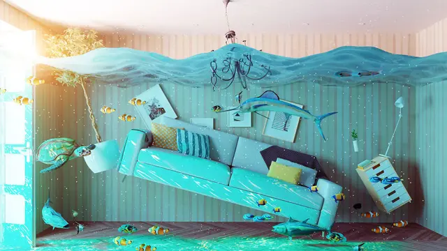 8 Potret Desain Interior 3D Ini Menipu Mata, Bak Sungguhan