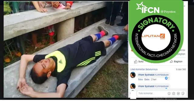 Hoaks Jokowi pingsan
