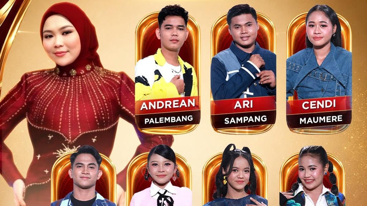 Hasil Dangdut Academy 8 Top 42 Group 1: Andrean Palembang Tersenggol