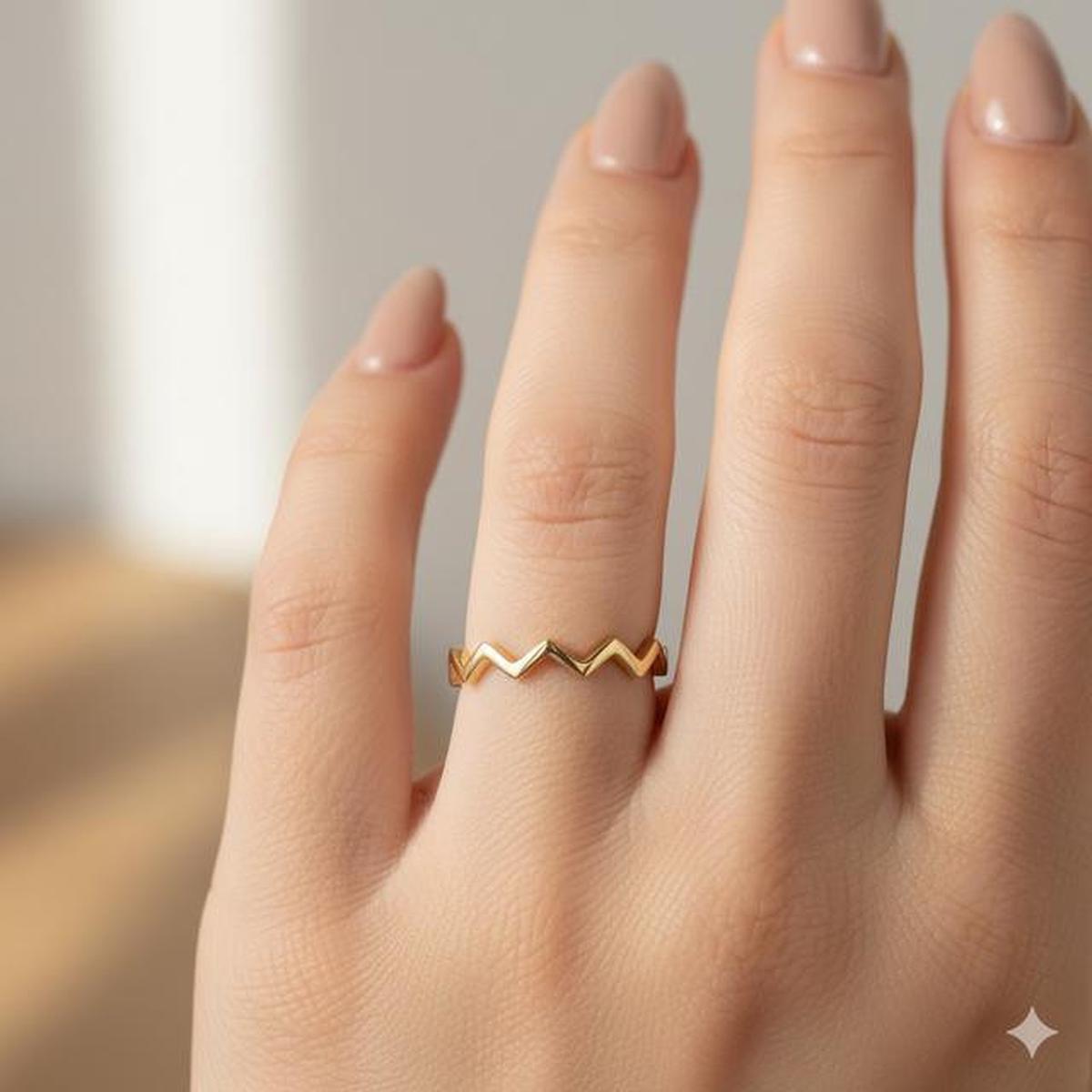 7 Cincin Model Zigzag yang Sedang Tren, Desain Unik untuk Gaya Elegan 2025