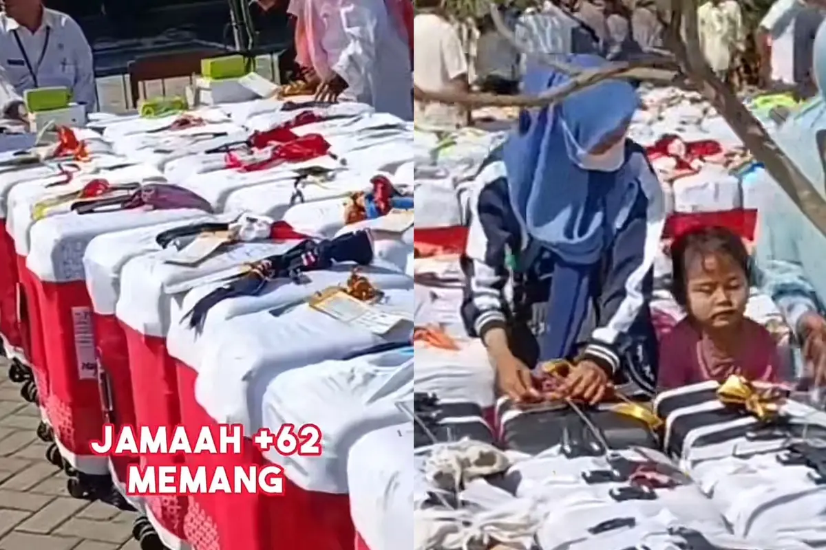 Kebiasaan unik jemaah haji Indonesia menandai koper