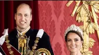 Lepas Jubah Saat Pemotretan Resmi Penobatan Raja Charles III, Kate Middleton Disebut Pakai Gaun Lama.&nbsp; foto: Instagram @katemiddleton.id