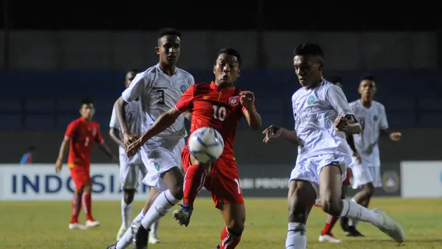 Myanmar, Timor Leste, Piala AFF U-16 2018