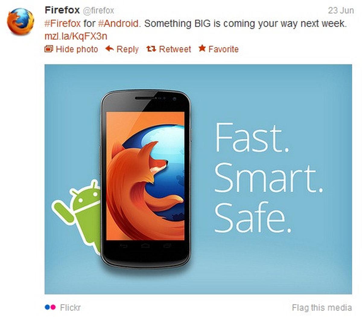 Tweet Mozilla