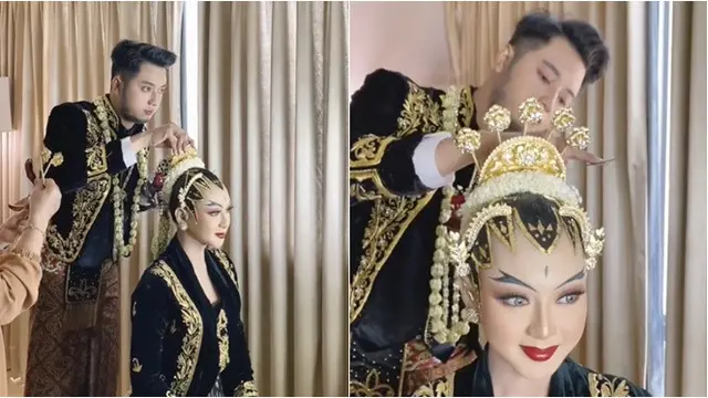 Potret 5 Pengantin Wanita Dirias Calon Suami yang Berprofesi MUA, Bikin Senyum