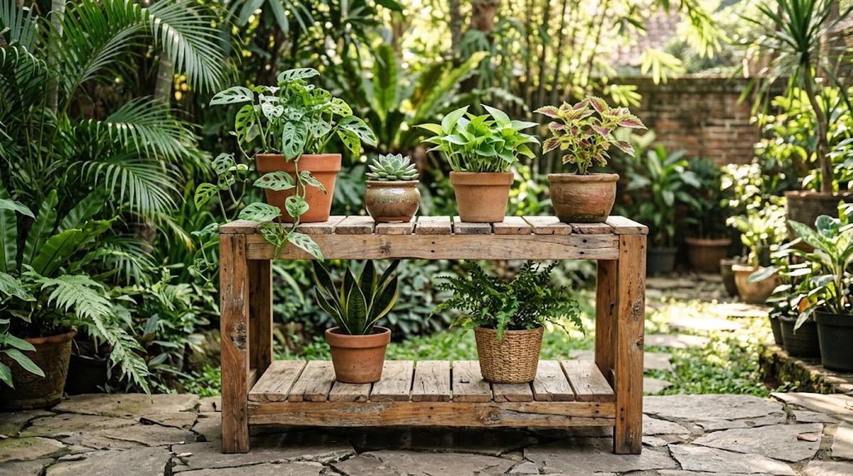 Cara Membuat Alas Pot dari Sisa Papan Kayu/AI Generated
