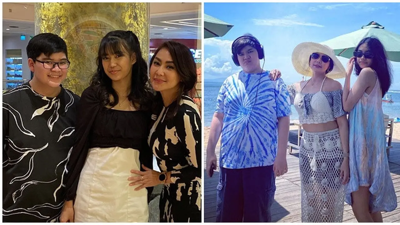 6 Potret Tessa Kaunang Bareng Anak Ini Bak Kakak Adik, Buah Hati Beranjak Remaja