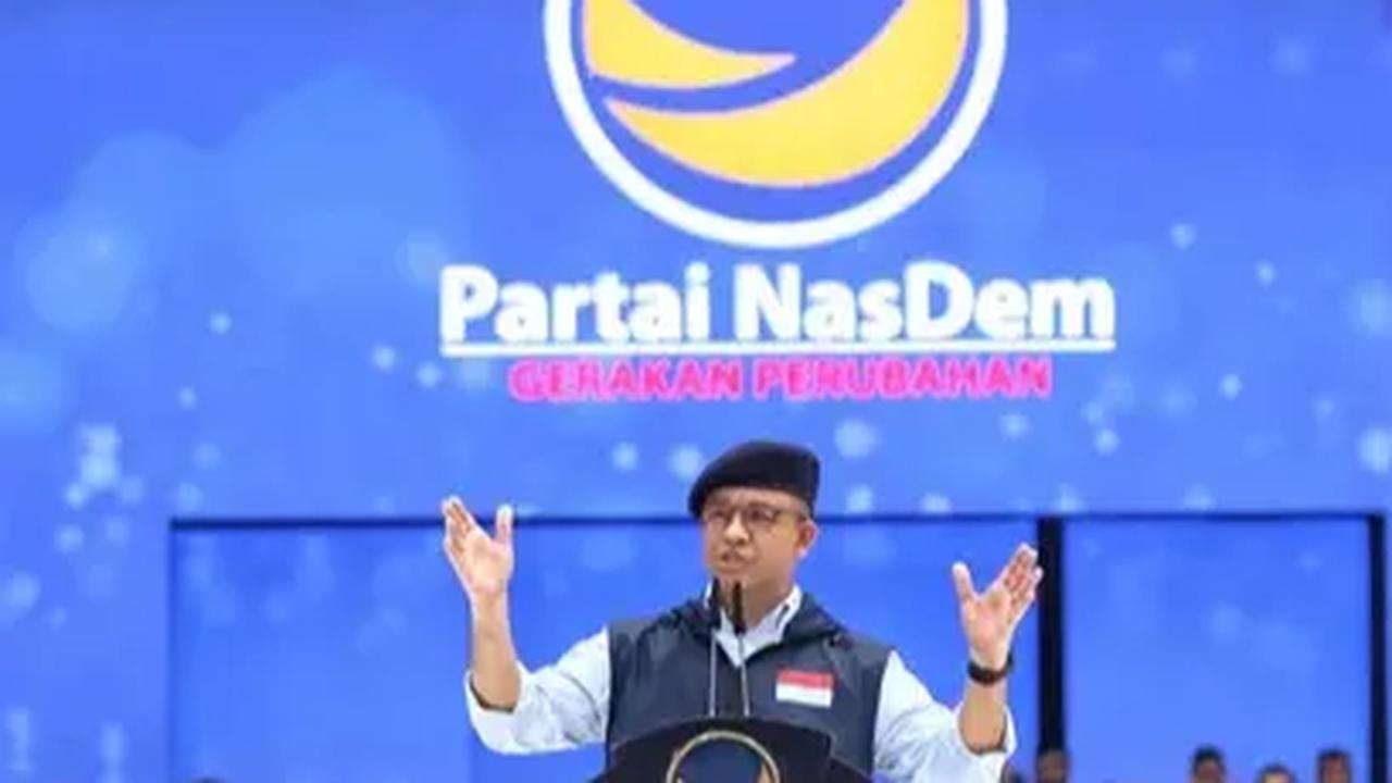 Bakal calon presiden Koalisi Perubahan untuk Perbaikan (KPP) Anies Baswedan batal mendeklarasikan cawapresnya saat apel siaga perubahan Partai NasDem, pada Minggu (16/7) di Gelora Bung Karno (GBK).